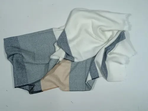 Pashmina Nube Super Abrigadas Y Suaves Blanco Gris Marron 09 Único - 2