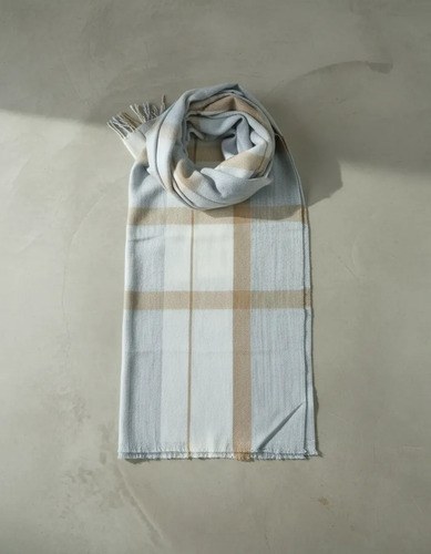Pashmina Nube Super Abrigadas Y Suaves Blanco Gris Marron 17 Único