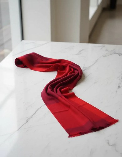 Pashmina Nube Super Abrigadas Y Suaves Rojo 14 Único