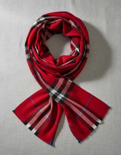Pashmina Nube Super Abrigadas Y Suaves Rojo Blanco Y Negro 23 Único