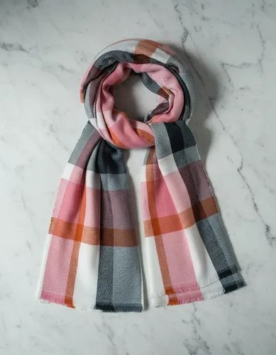 Pashmina Nube Super Abrigadas Y Suaves Rosa Blanco Gris 13 Único