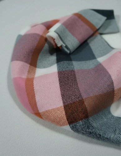 Pashmina Nube Super Abrigadas Y Suaves Rosa Blanco Gris 13 Único - 4