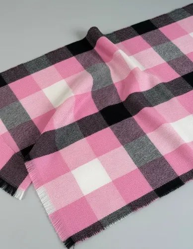 Pashmina Nube Super Abrigadas Y Suaves Rosa Y Gris 04 Único - 5