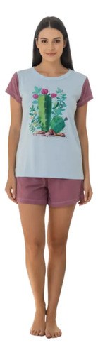 Pijama Mujer Cactus