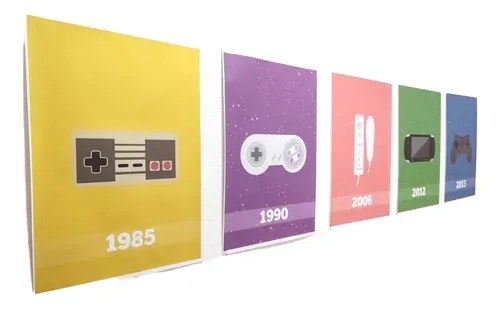 Poster Lamina Joystick Gammers Pack X 5un