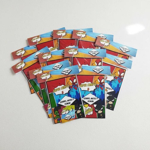 Souvenir Álbum De Figuritas Super Héroes (pack X 10un) - 2