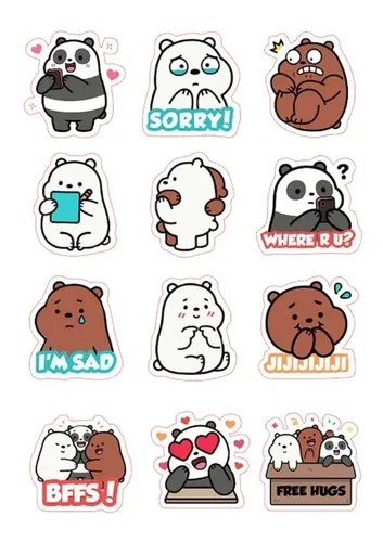 Sticker Autoadhesivos Termo, Mate, Compu Varios Diseños - 5