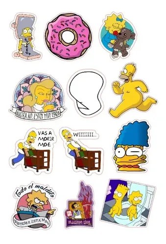 Sticker Autoadhesivos Termo, Mate, Compu Varios Diseños - 7