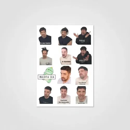 Sticker Martin Cirio La Faraona Leyla Con Y Griega