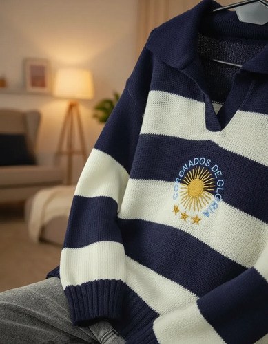 Sweater Chomba Coronados De Gloria Azul Oscuro Coronados De Gloria Único - 2