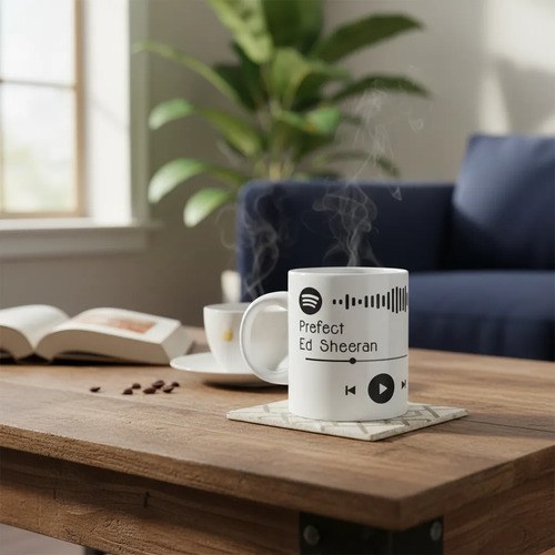 Taza Spotify Ideal San Valentin Blanco Spotify