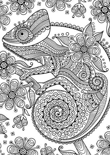 The Harmony Of Colour Radiant Reptiles Para Colorear Radiant Reptiles - 2