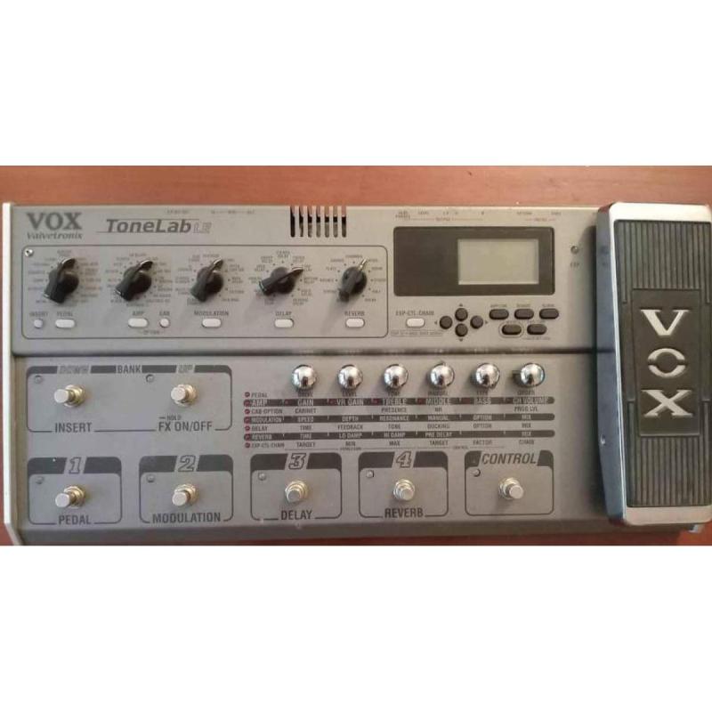 Vox Tonelab LE multieféctos on válvula Real 12Ax7