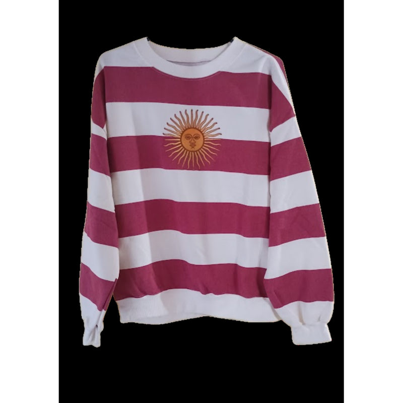 Buzo Hoodie Argentina Bordado Unisex Sol De Mayo Tendencia