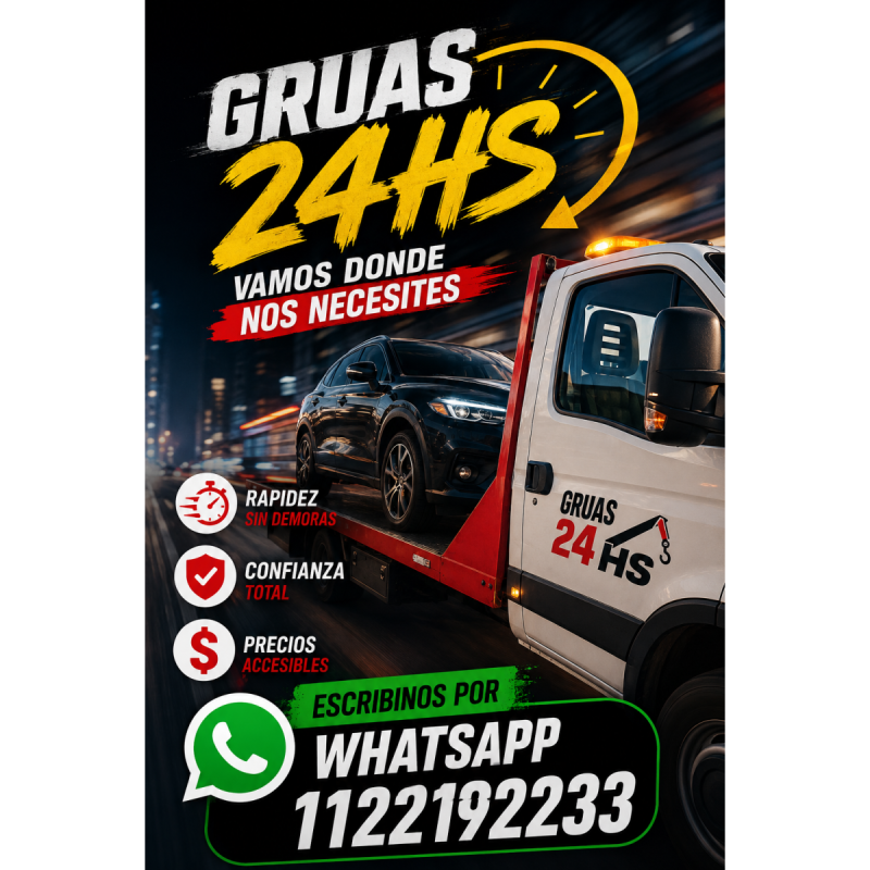 GrÚas y auxilio mecÁnico 24 hs - 4