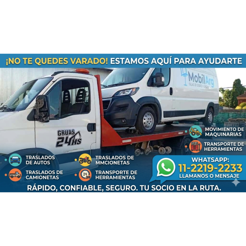 GrÚas y auxilio mecÁnico 24 hs - 13