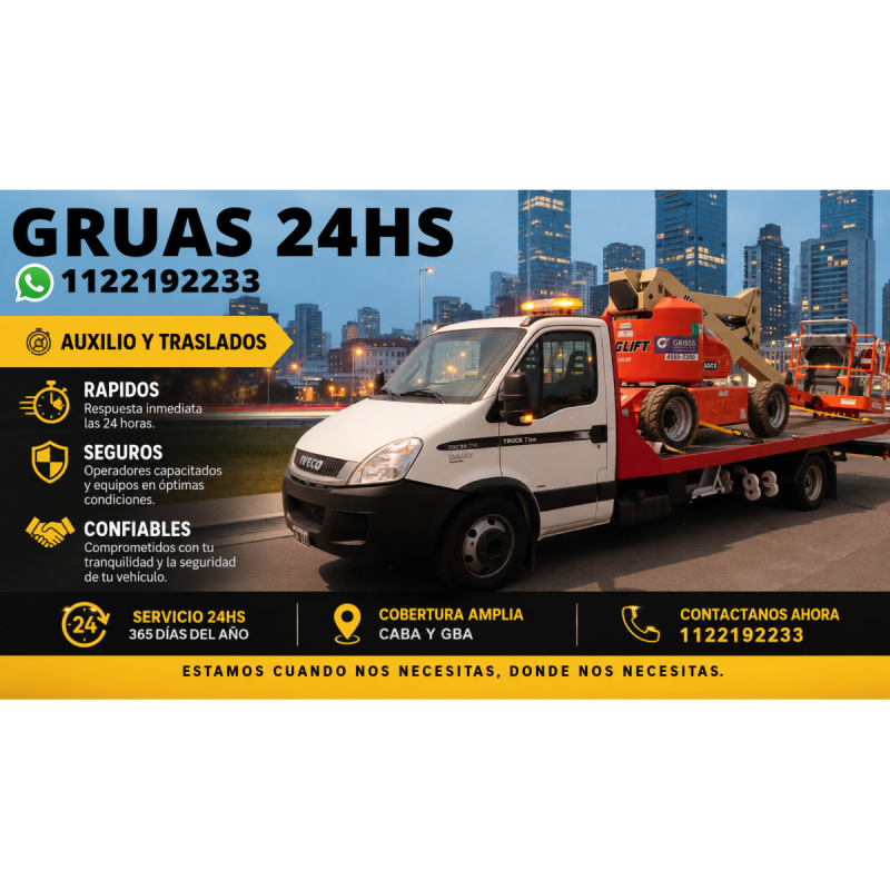 GrÚas y auxilio mecÁnico 24 hs - 20