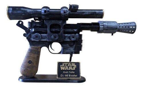 Blaster Han Solo Starwars 3d