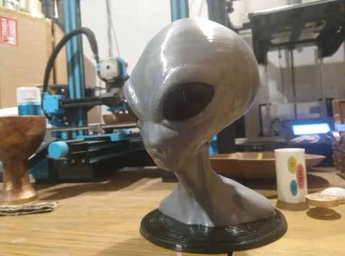 Extraterrestre Busto Aien 20 Cm Impresion 3d Premium - 5