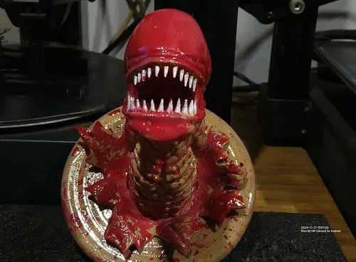 Figura Alien Chestburster 3d Tamaño Realista Nvl3d - 2