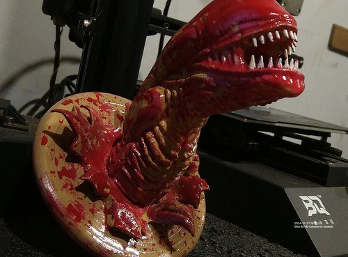 Figura Alien Chestburster 3d Tamaño Realista Nvl3d - 3