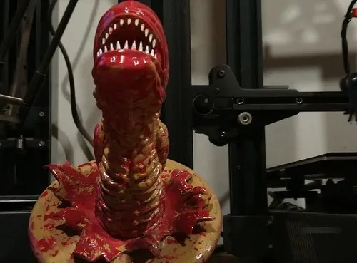 Figura Alien Chestburster 3d Tamaño Realista Nvl3d - 4