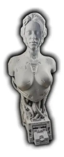 Figura Ciborg Woman Para Pintar Ideal Hobbistas