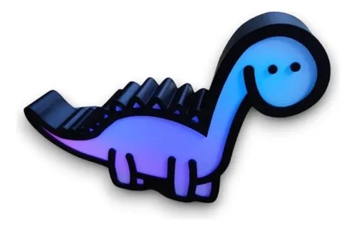 Lampara Dinosaurio Rgb Conexion Usb Impresion 3d Dino 1