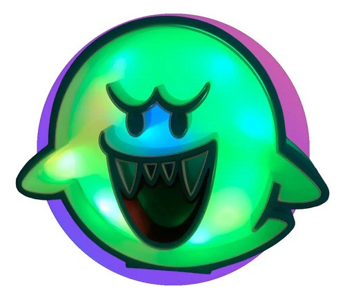 Lampara Fantasma Boo Impresion 3d Negro