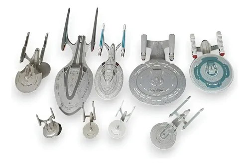 Nave Interestelar Uss Enterprise X 3 Unidades Impresion 3d