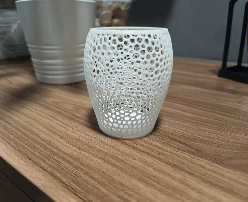 Organizador Baño Oficina Hogar Voronoi 3d X 2u Blancos