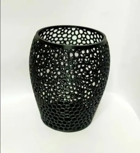 Organizador Baño Oficina Hogar Voronoi 3d X 2u Negros