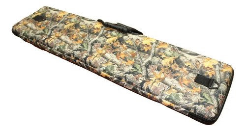 Funda Estuche Rígido Fusil Carabina Termoformado 120 Cm Camu Zurdo/diestro Camuflado Hoja