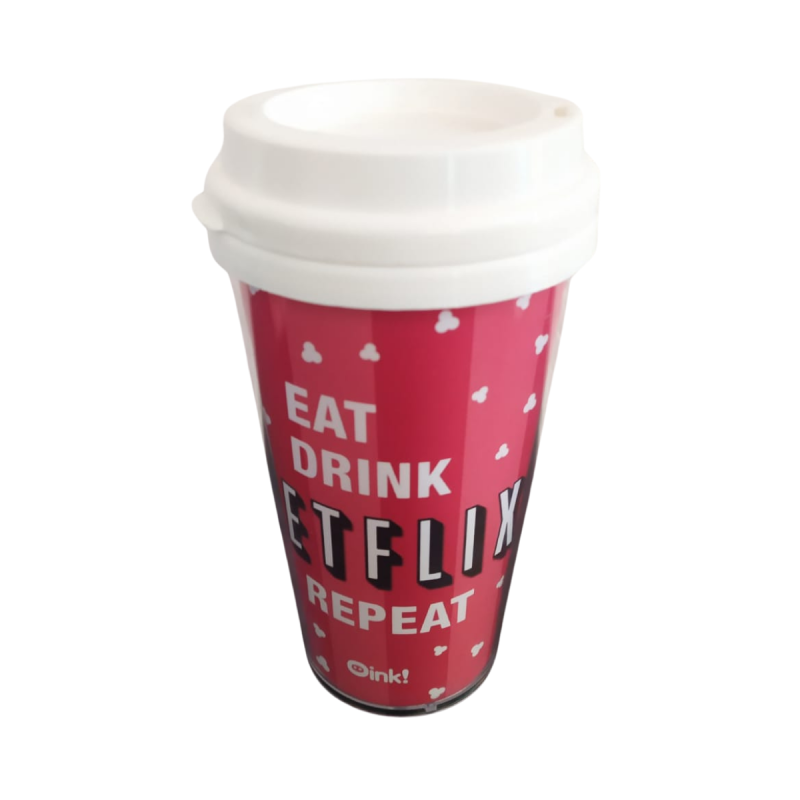 Vaso con tapa