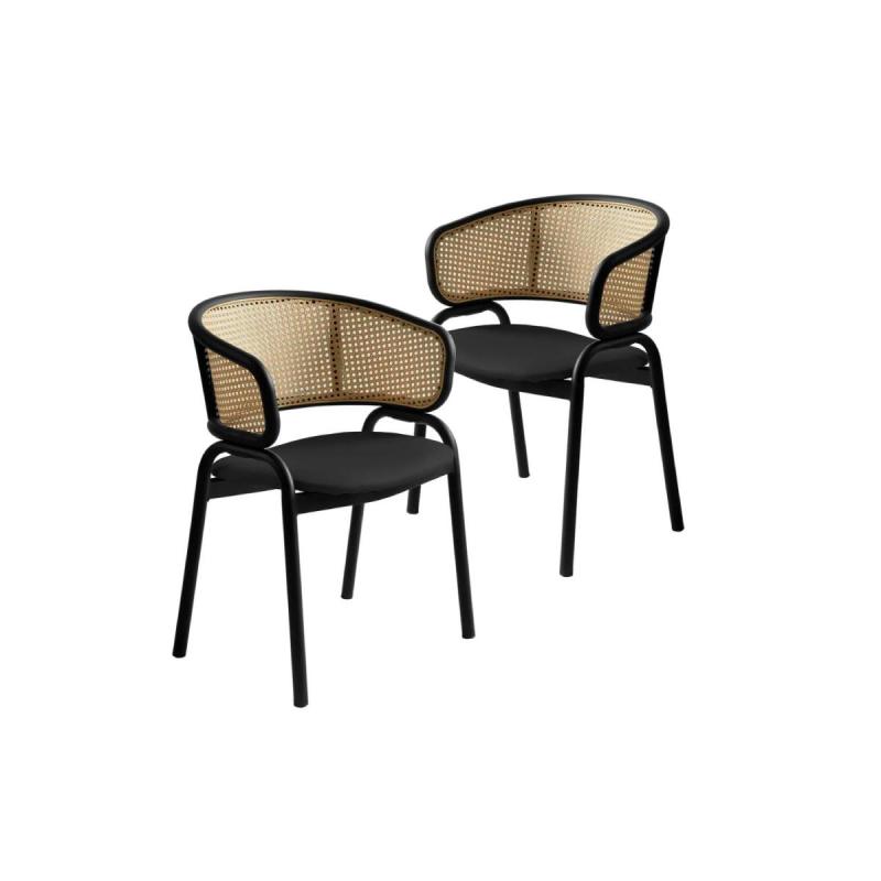 JUEGO DE 4 SILLAS + MESA DE LIVING - SIMIL MARMOL
