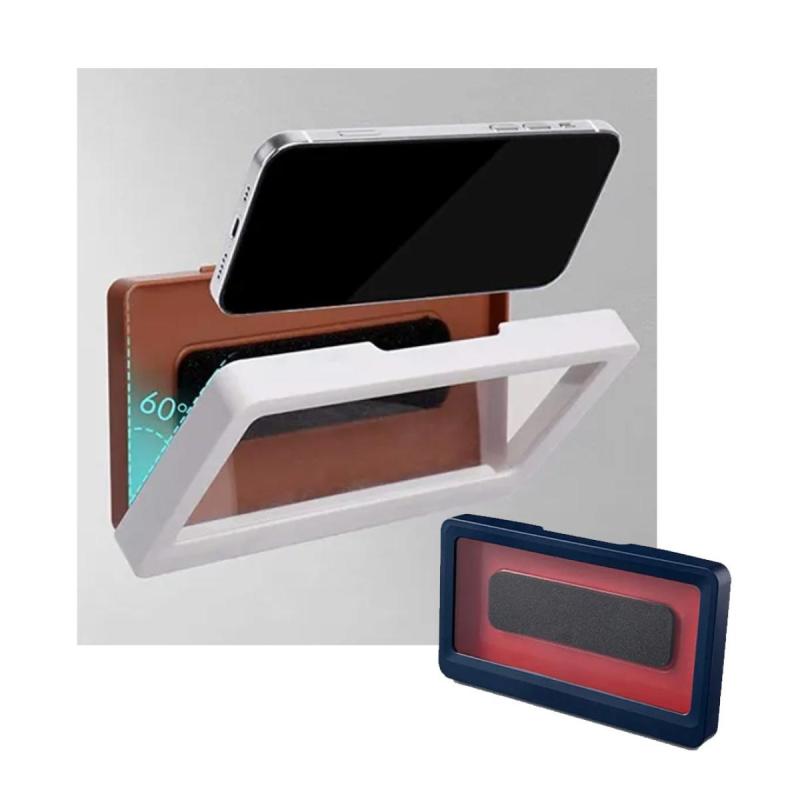 Soporte Celular Magnetico 360° Iman Ventosa Sopapa Ajustable Gris Oscuro - 5