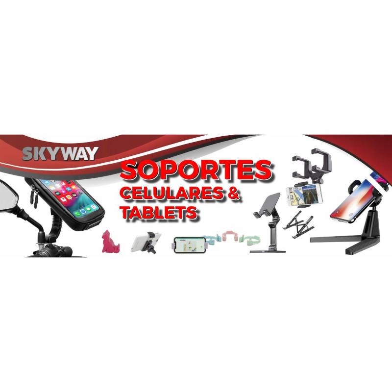 Skyway SOPORTE ANIMALES PARA CELULAR BLANCO