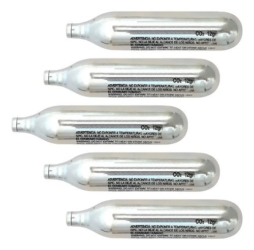 Garrafa Co2 De 12 Gramos Umarex Pack X 5 Unidades