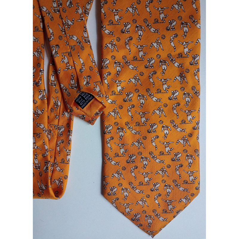 Corbata de seda - Charles de la Jonchere París - usada mb estado