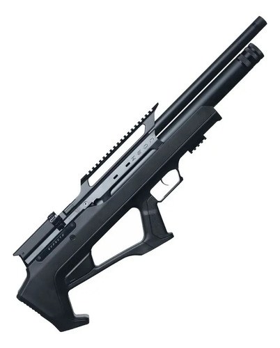 Rifle Pcp Huglu Effecto Zeon Bullpup Cañon Lw 10 Tiros Turco Negro 6.35 Mm