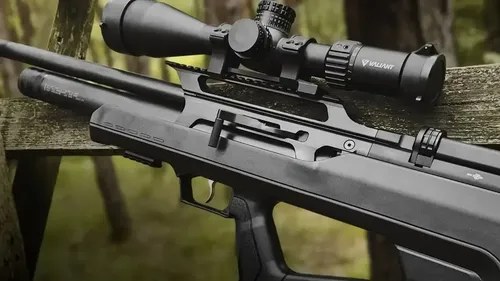 Rifle Pcp Huglu Effecto Zeon Bullpup Cañon Lw 10 Tiros Turco Negro 5.5 Mm - 5