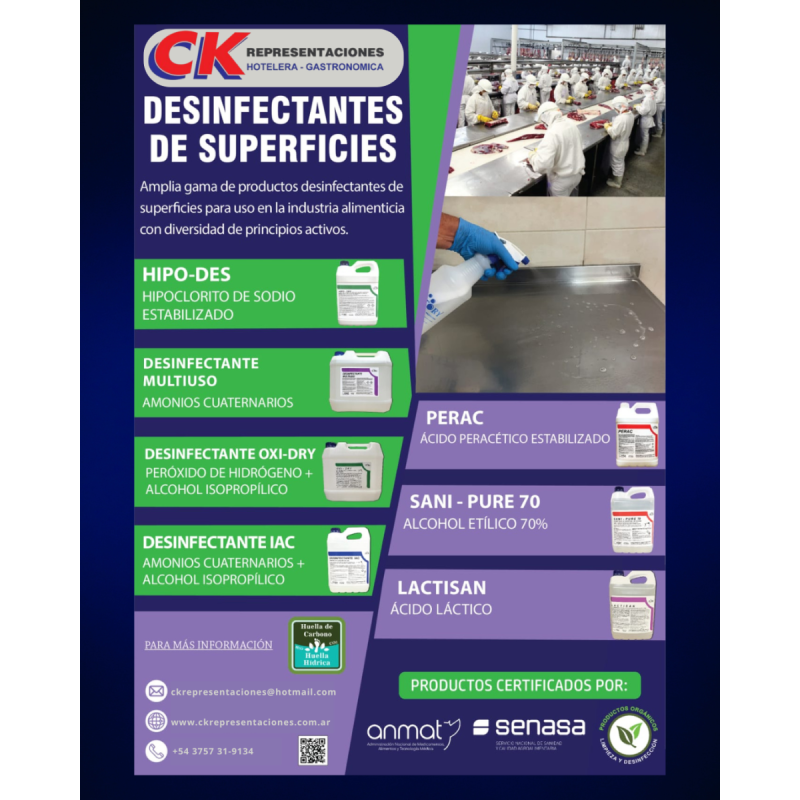 CK Representaciones Productos de Limpieza