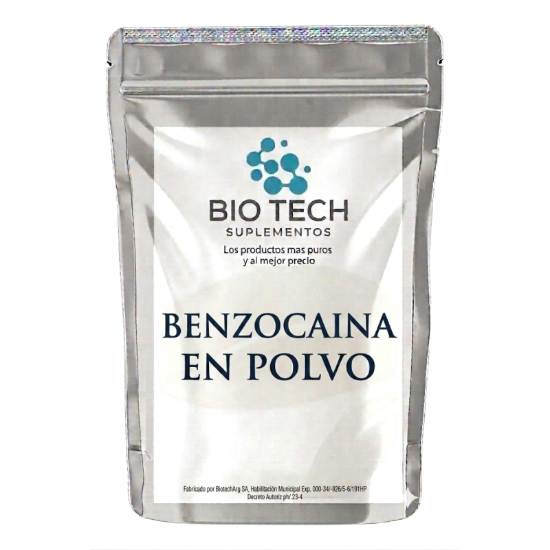 Benzocaina en polvo para tatuajes inkplay biotech