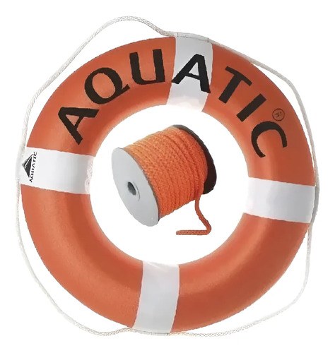 Salvavidas Circular Aprovado Pna Cabo Flotante Reglamentario