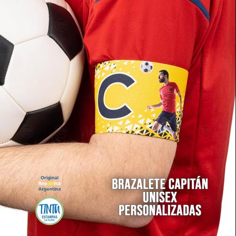 Brazalete deportivos Capitán estampadas Adultos/Infantil personalizada