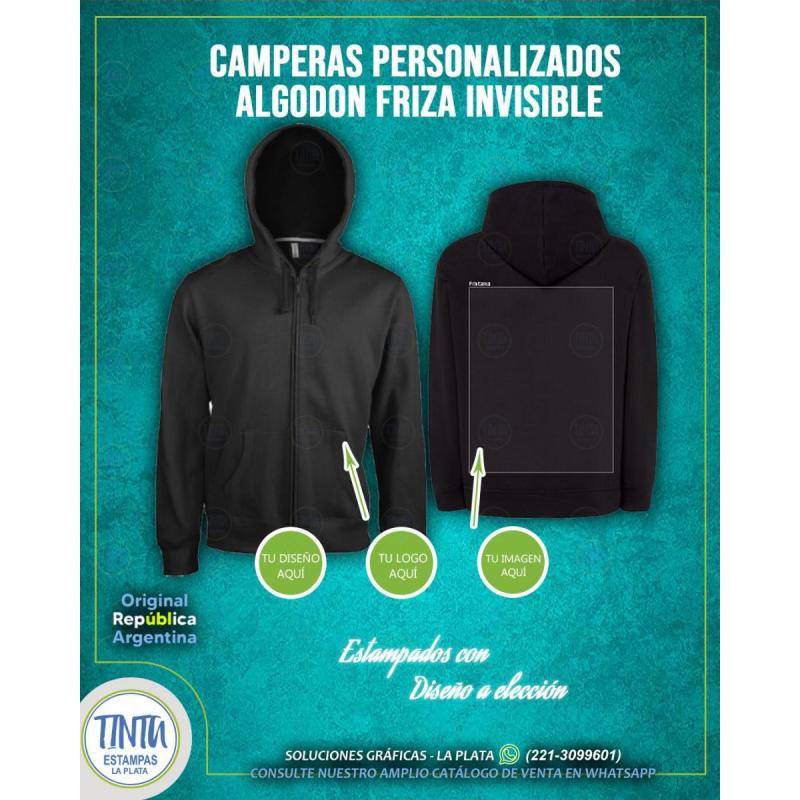 Campera con capucha estampados personalizados