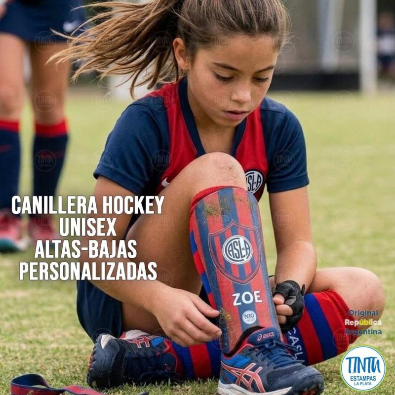 CANILLERAS HOCKEY Alto Impacto estampadas personalizadas con tu diseño
