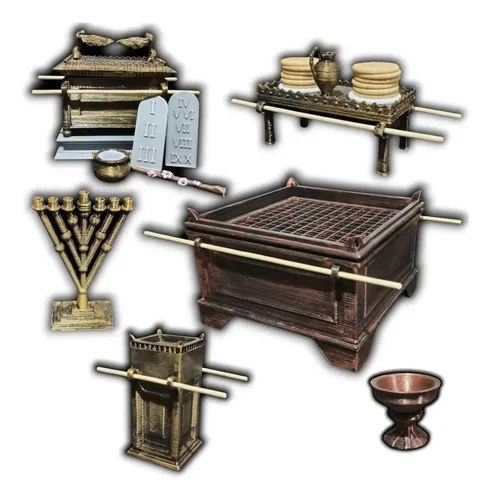 Set Utensilios Del Tabernaculo 3d Mobiliario Antiguo