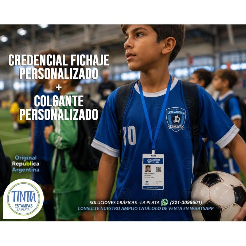 Credencial Deportivas de PVC de alta calidad personalizada