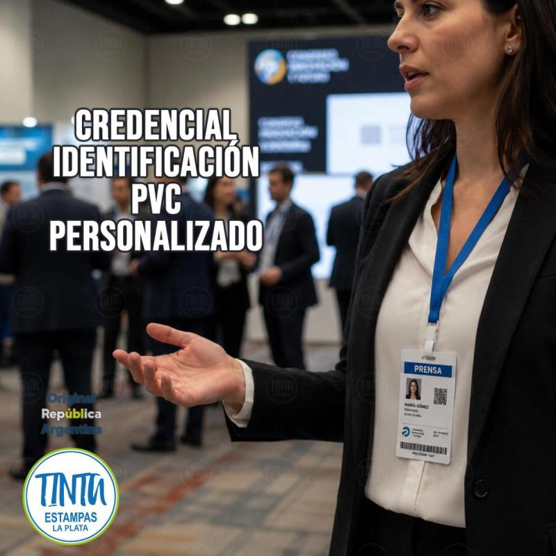 Credenciales identificación plásticas de pvc personalizadas